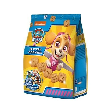 Paw patrol sušenky s čísly máslové 150g