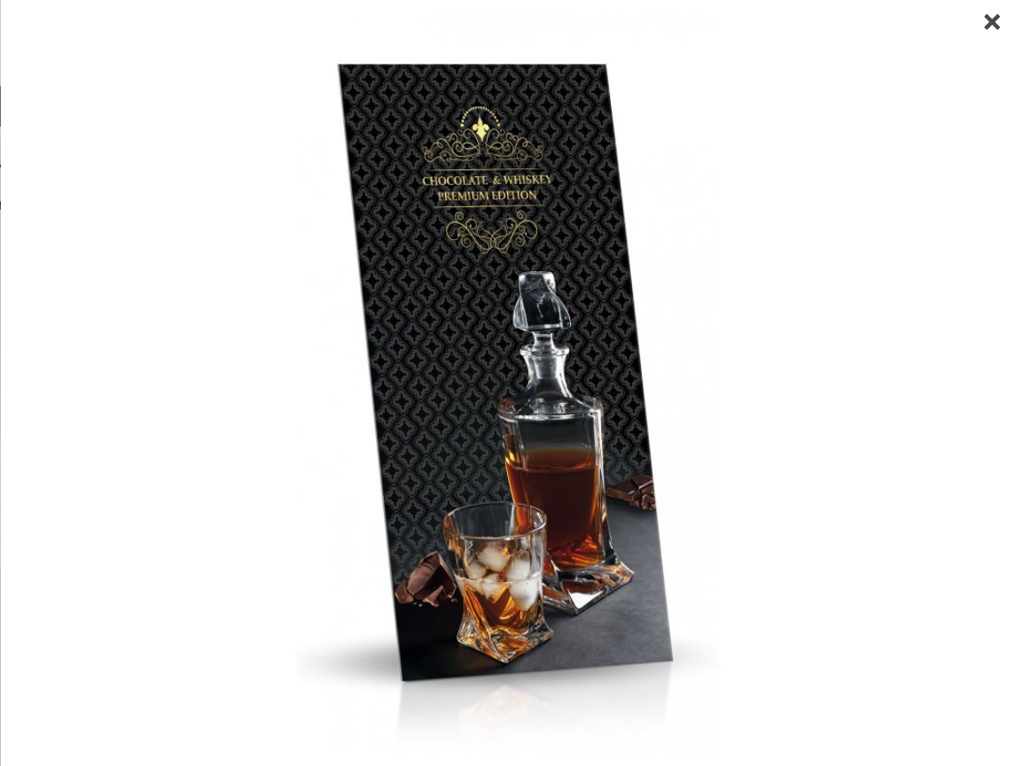 Mléčná čokoláda s příchutí irské whiskey 100g