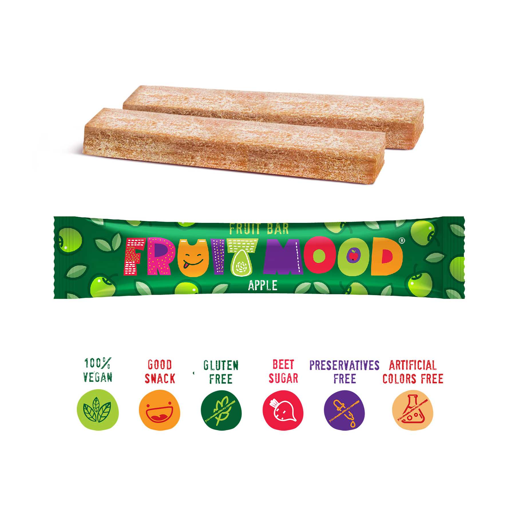 Ovocná tyčinka Fruit Mood Jablko 20g
