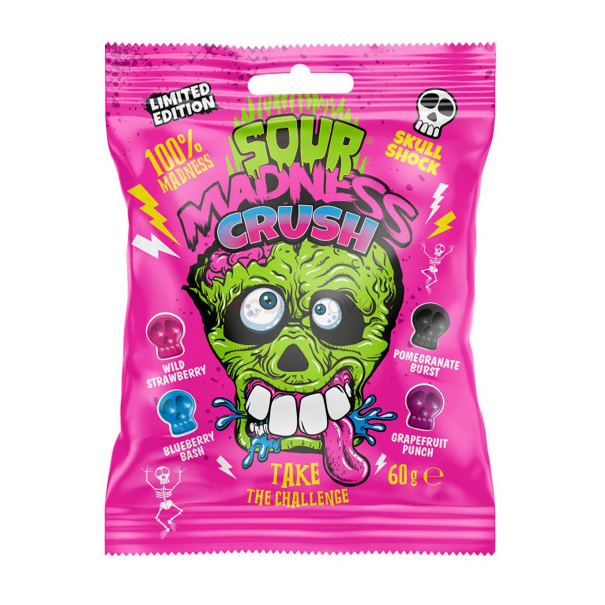 Argo Sour Madness Pink Crush kyselé bonbóny 60g