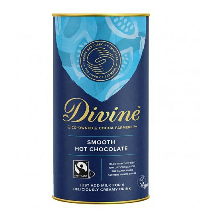 Divine horká čokoláda s třtinovým cukrem 25% kakaa 400g