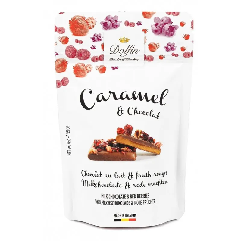 Dolfin Karamel s mléčnou čokoládou a ovocem 45g