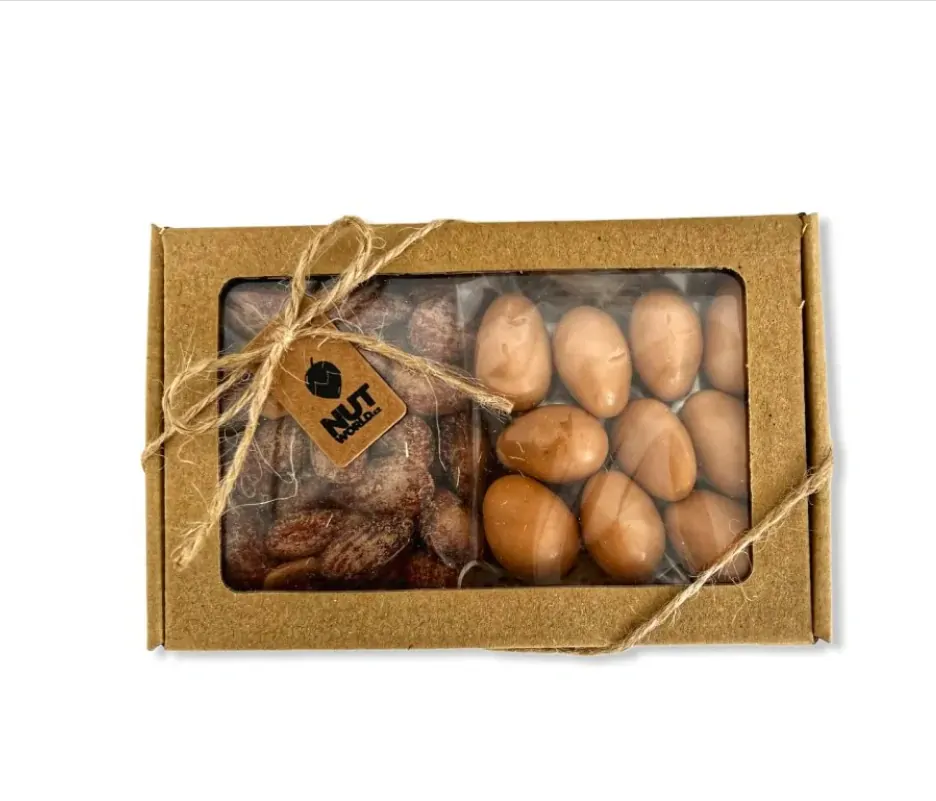 Dárková krabička 2x50g MIX s průhledným víčkem