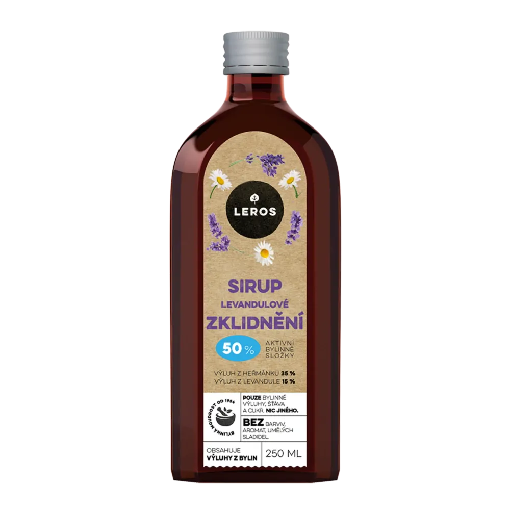 Leros Sirup Levandulové zklidnění 250ml