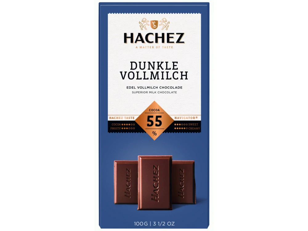 Hachez mléčná čokoláda 55% 100g