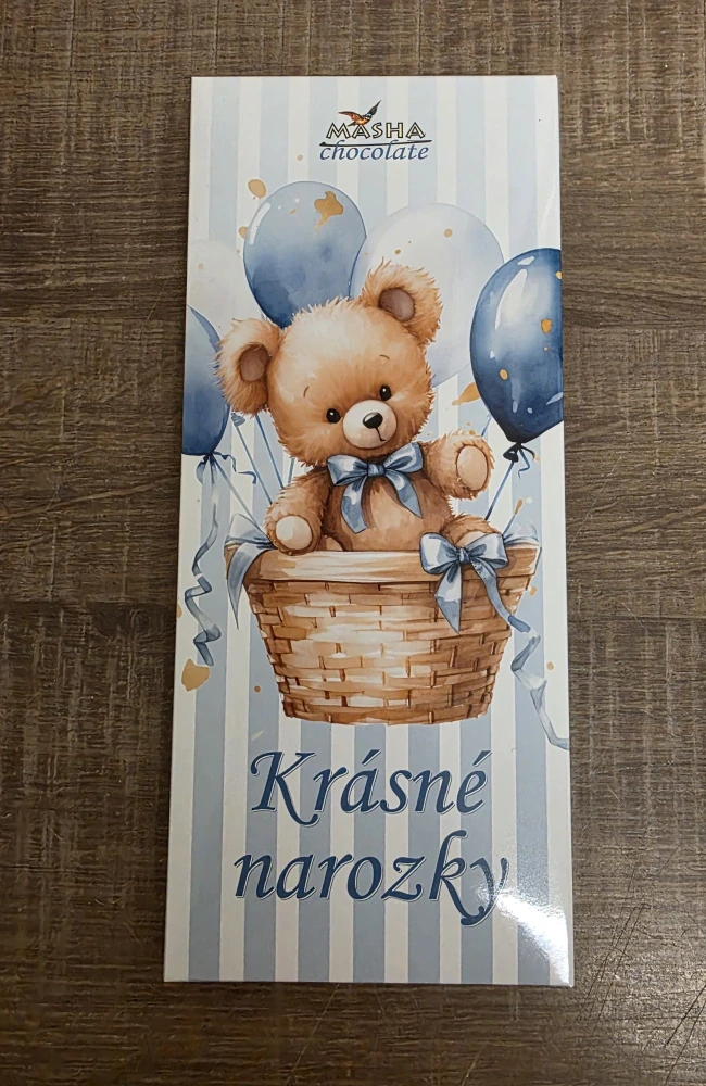 Masha Mléčná čokoláda Krásné narozky modrá 100g