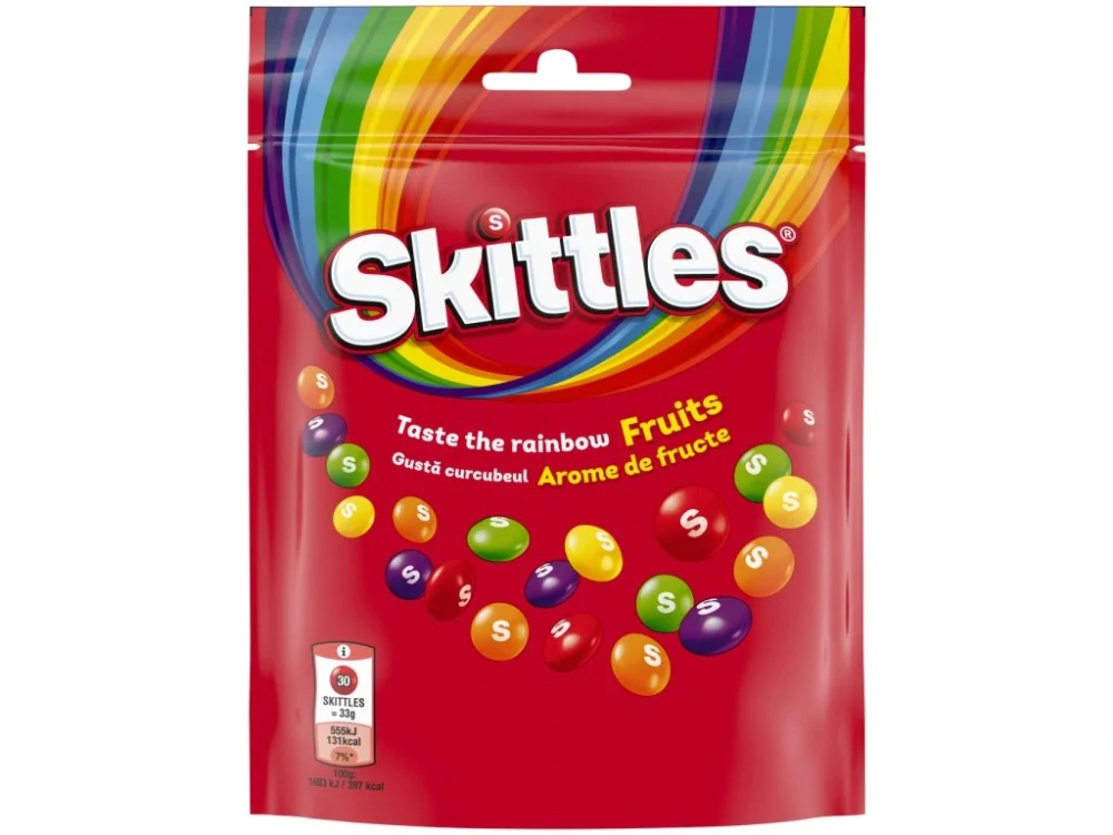 Skittles Fruits ovocné bonbóny 152g