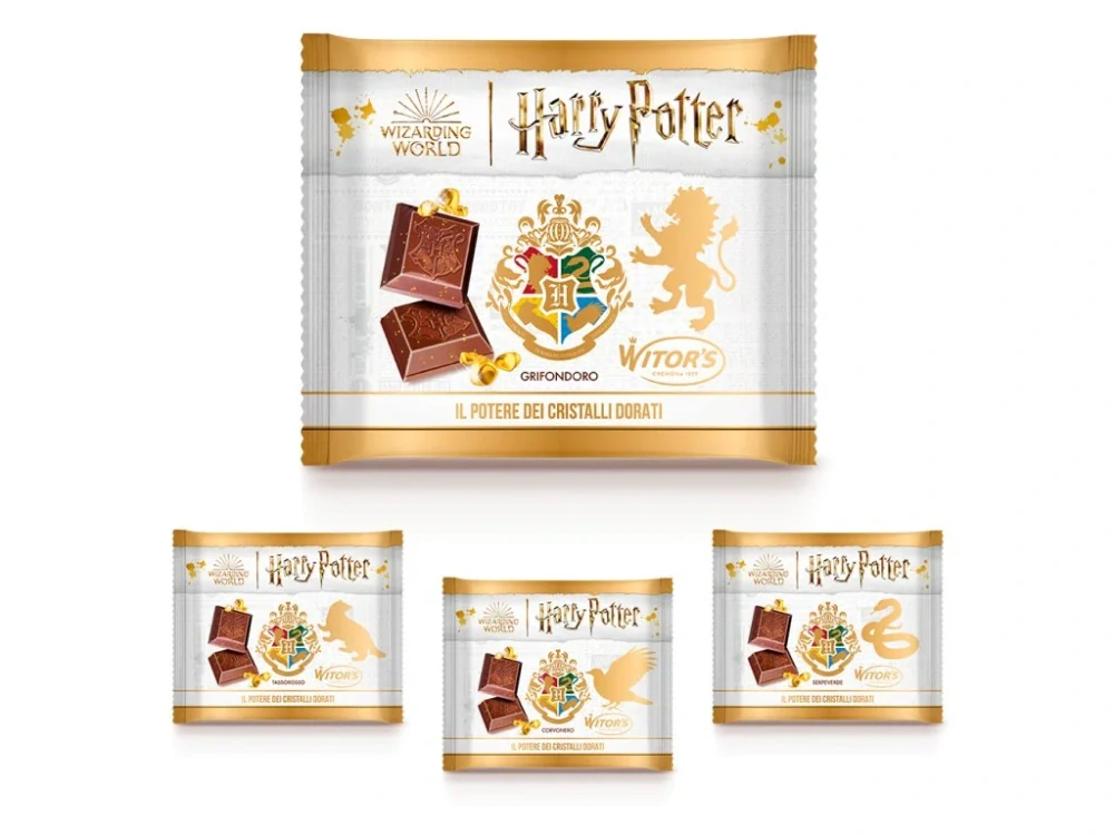 Harry Potter Mléčná čokoláda se zlatými krystalky 50g