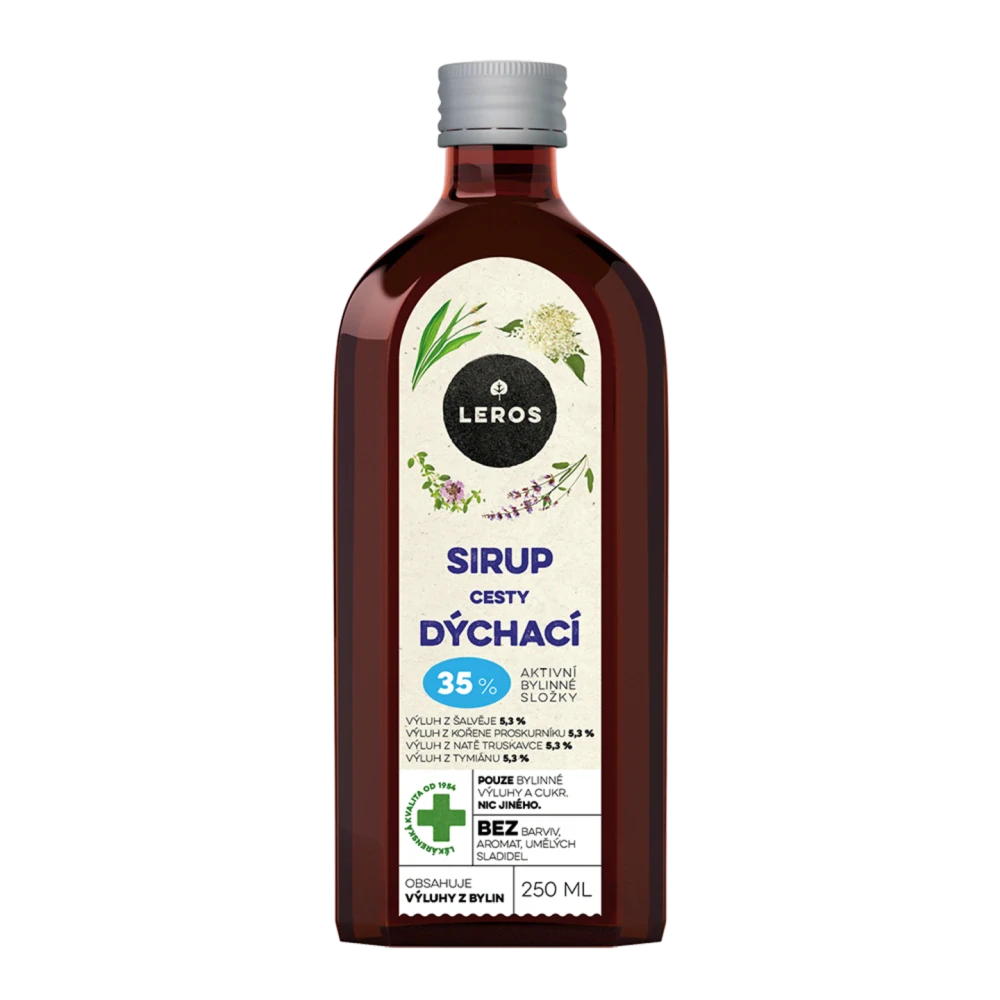 Leros Sirup Cesty dýchací 250ml