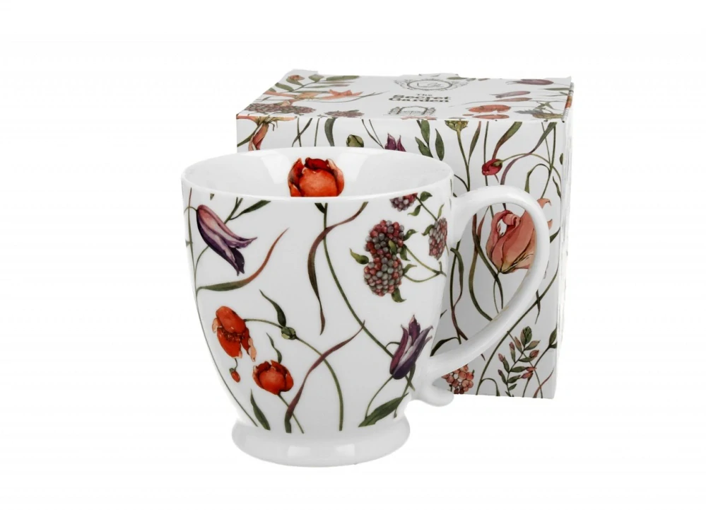 Hrnek květy 0,51l porcelán