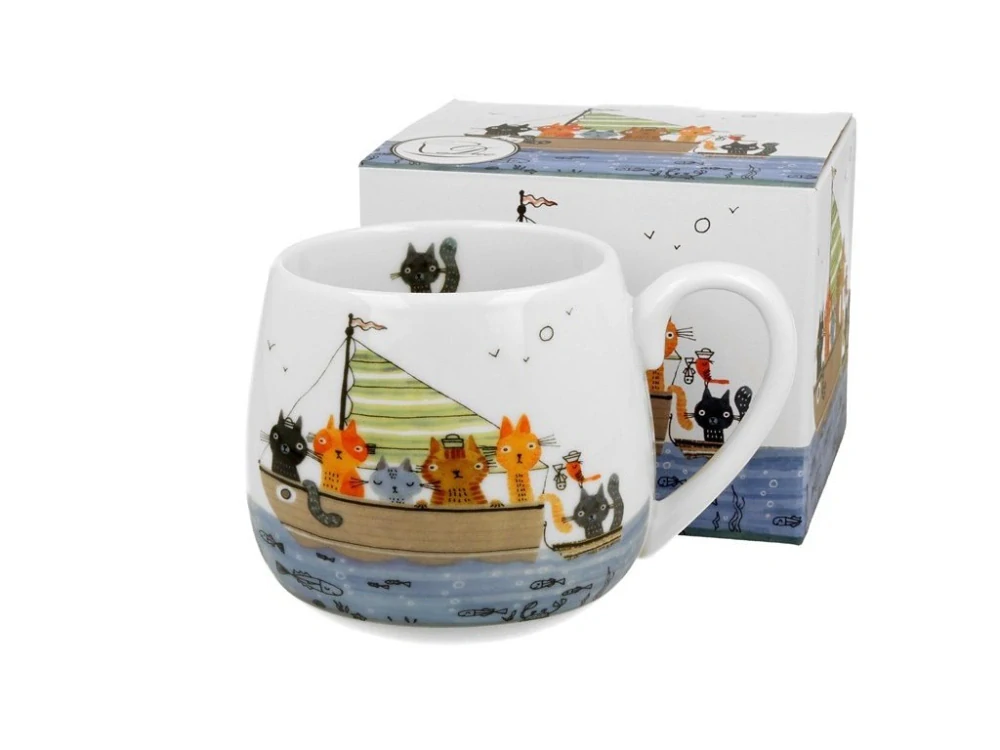 Hrnek Kočičí svět Námořníci 0,43l porcelán