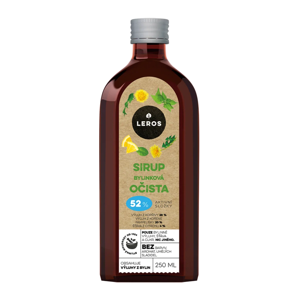 Leros Sirup Bylinková očista 250ml