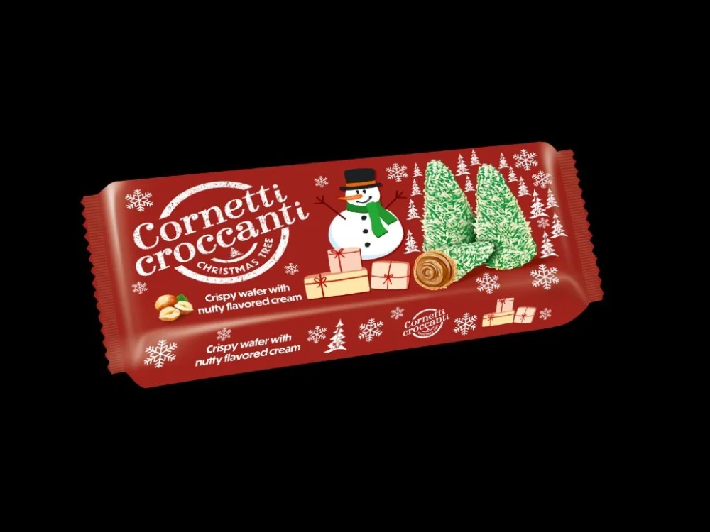 Cornetti croccanti Stromečky s oříškovým krémem 100g