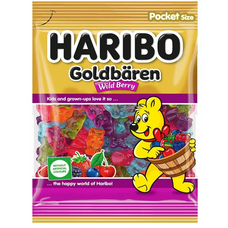 Haribo Goldbären Wild Berry 80g medvidci lesní ovoce