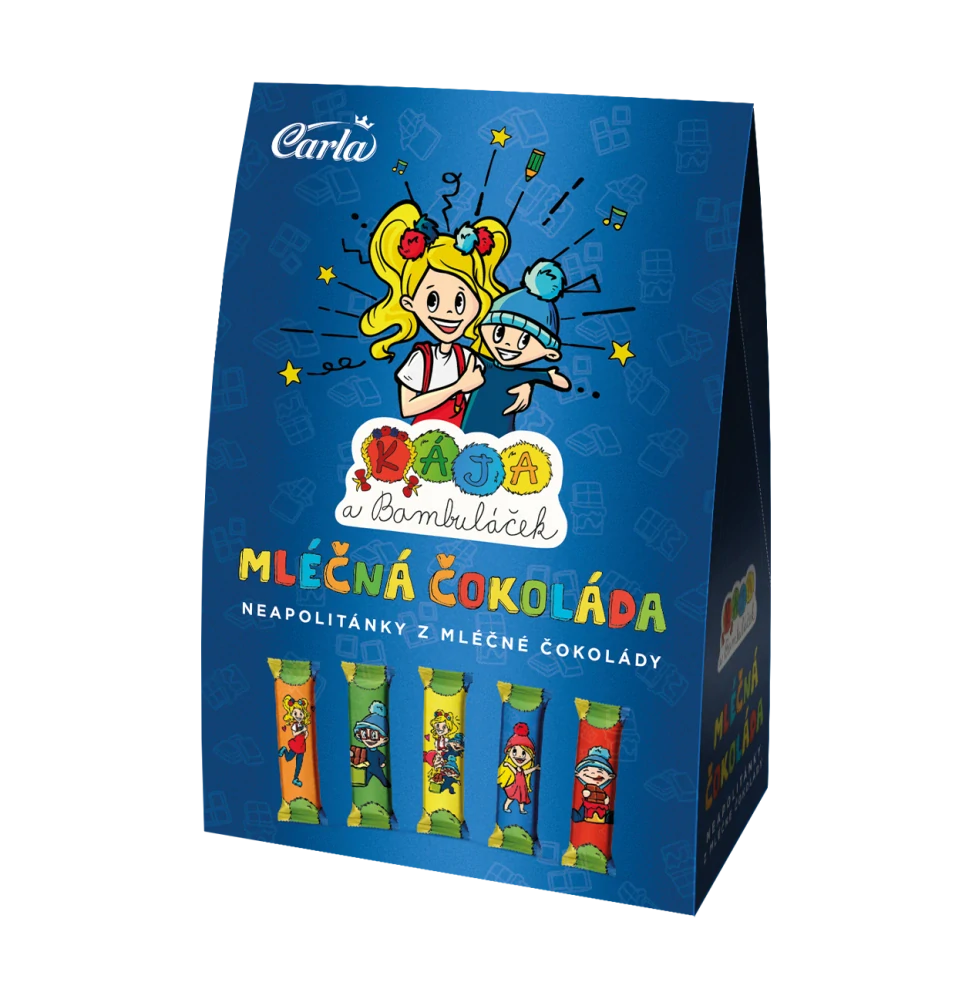 Carla Kája a Bambuláček mléčné čokoládky 125g (25x5g)