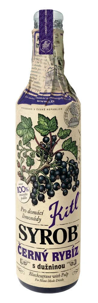 Kitl Syrob Černý rybíz 500 ml
