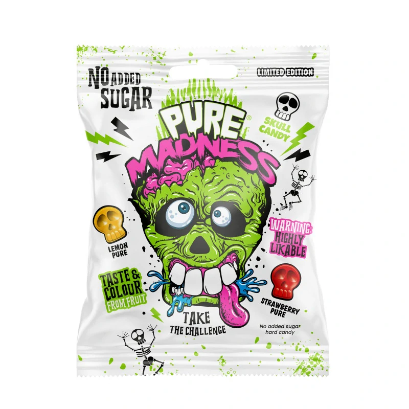 Argo Sour Madness PURE extra kyselé bonbony 60g bez cukru