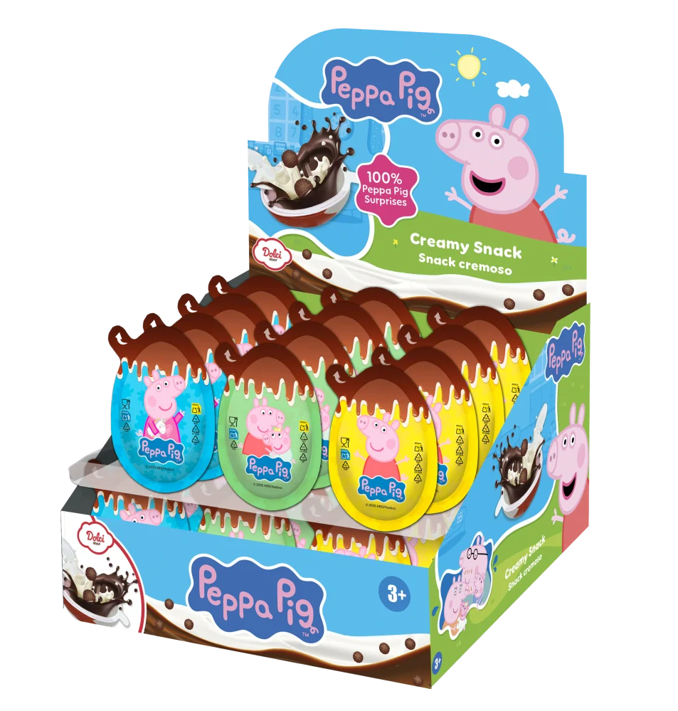 Peppa pig Vajíčko s překvapením s krémem 17,5g