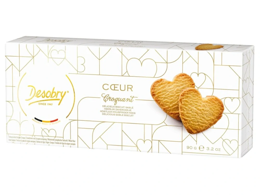 DESOBRY Sušenky Coeur Croquant 90g