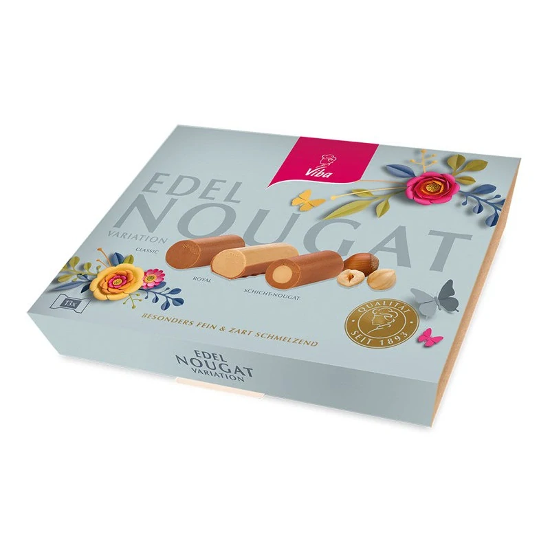 VIBA kolekce nugátů dárkové balení s květy 130g
