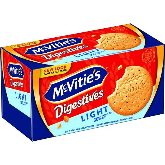 McVitie's LIGHT pšeničné máslové sušenky se sníženým obsahem tuku 250g