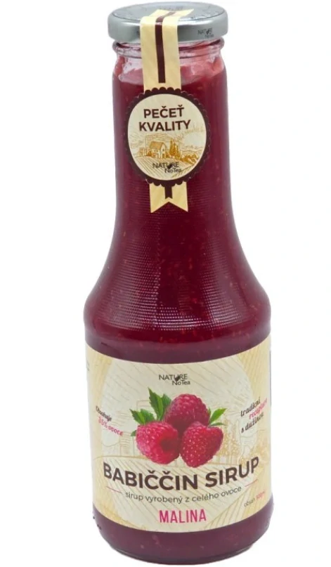 Babiččin sirup Malina 0,5l