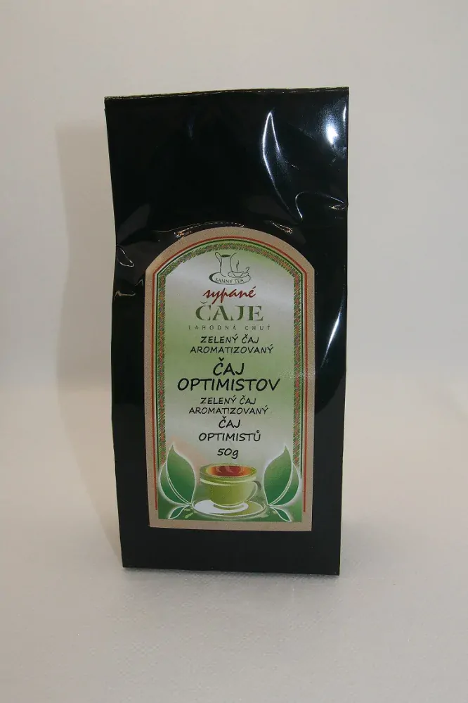 Čaj Optimistů Zelený čaj ochucený 50g