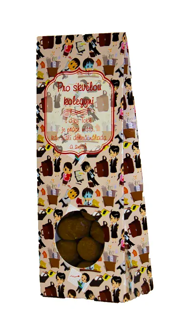 Pro skvělou kolegyni  mandle v čokoládě se skořicí 80g