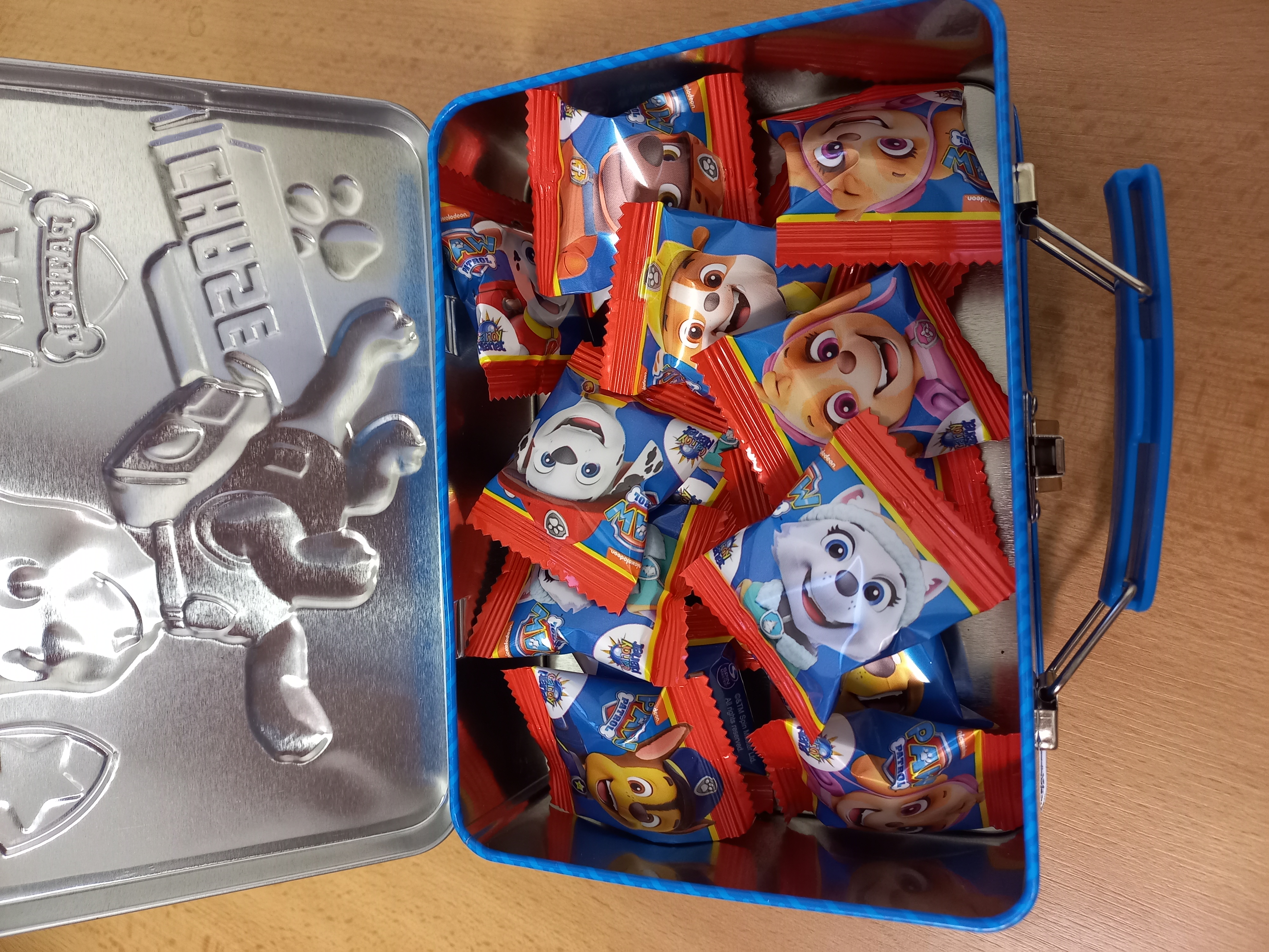 Kufřík Tlapková patrola se sušenkami 100g