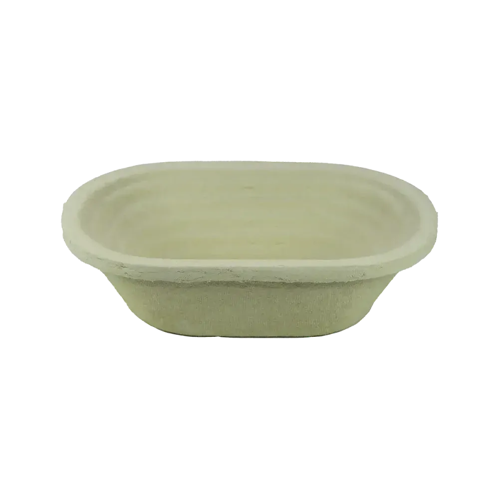 Ošatka z lisované celulózy oválná vroubek 750g