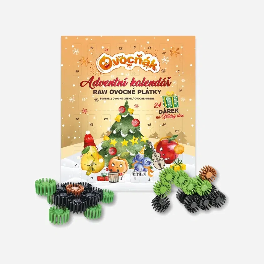 Ovocňák adventní kalendář mix 24x 10g