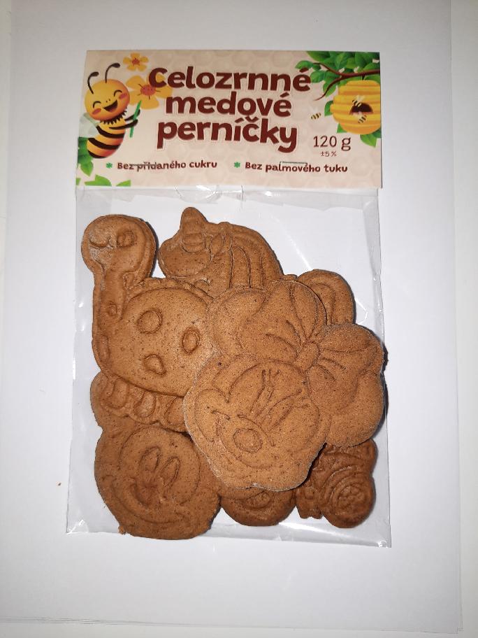 Celozrnné medové perníčky 120g