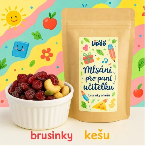 Mlsání Pro paní učitelku Mix oříšků a ovoce 75g