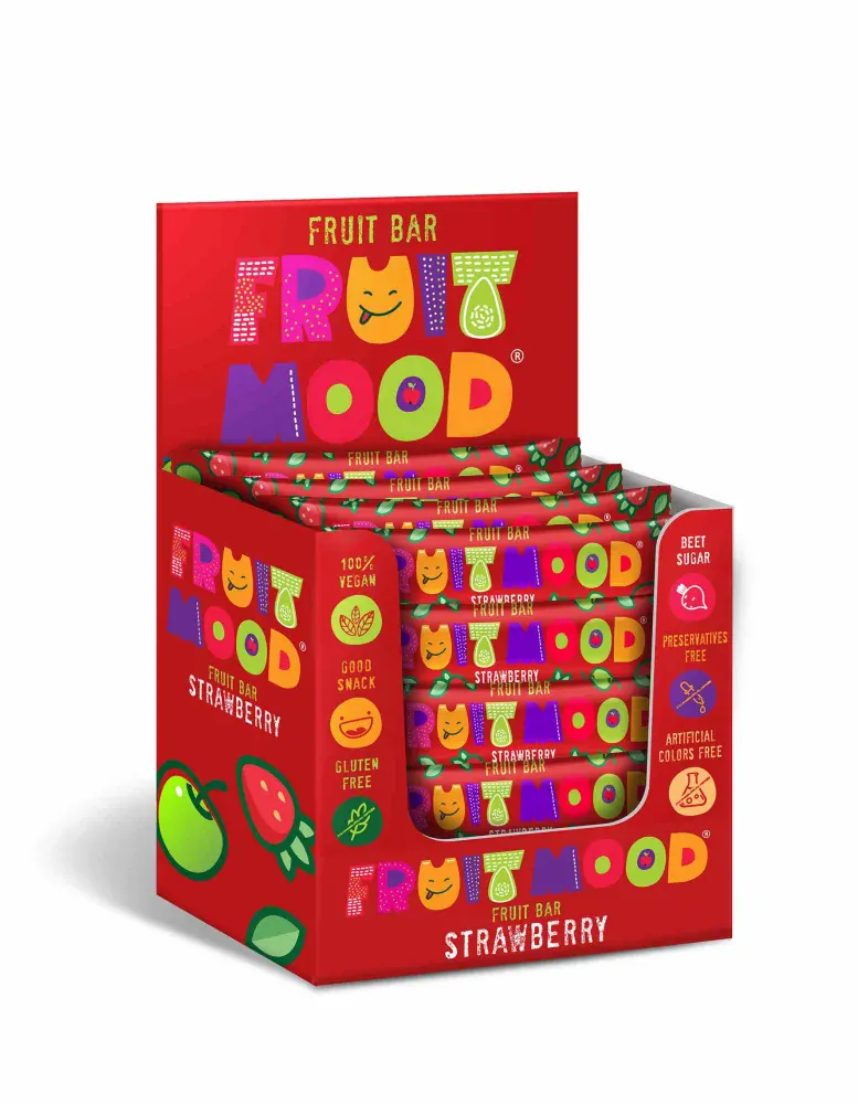 Ovocná tyčinka Fruit Mood Jahoda 20g