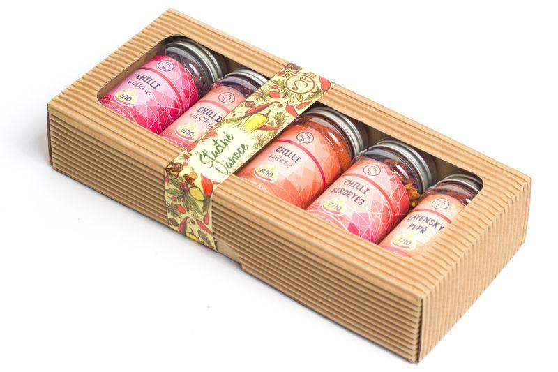 Vánoční Dárková sada koření CHILLI