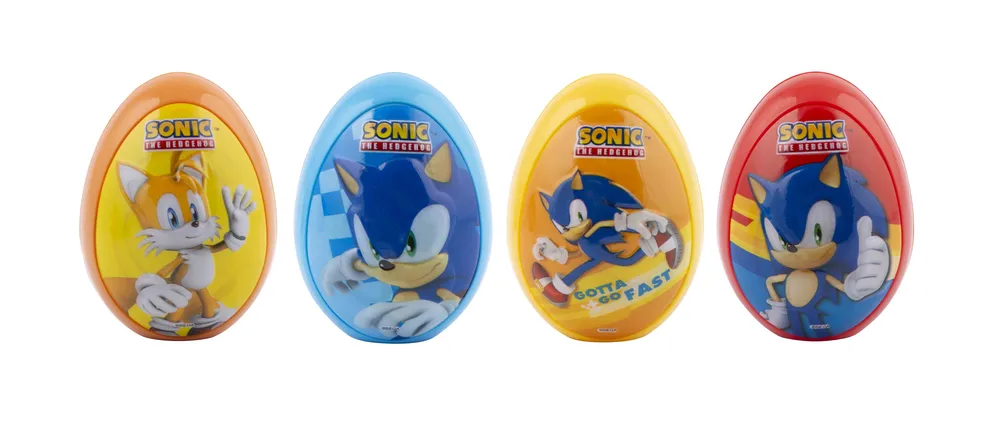 Vajíčko Sonic s bonbónkama 10g a hračkou