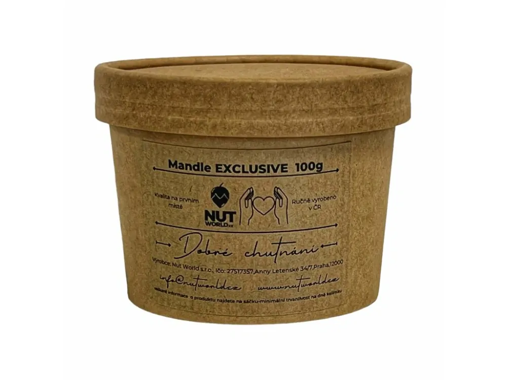 Mandle EXCLUSIVE v sáčku 100g 