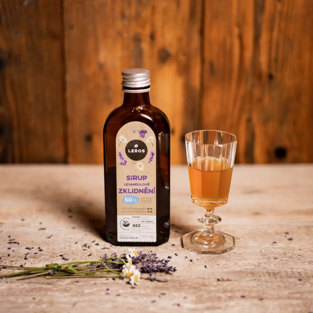 Leros Sirup Levandulové zklidnění 250ml