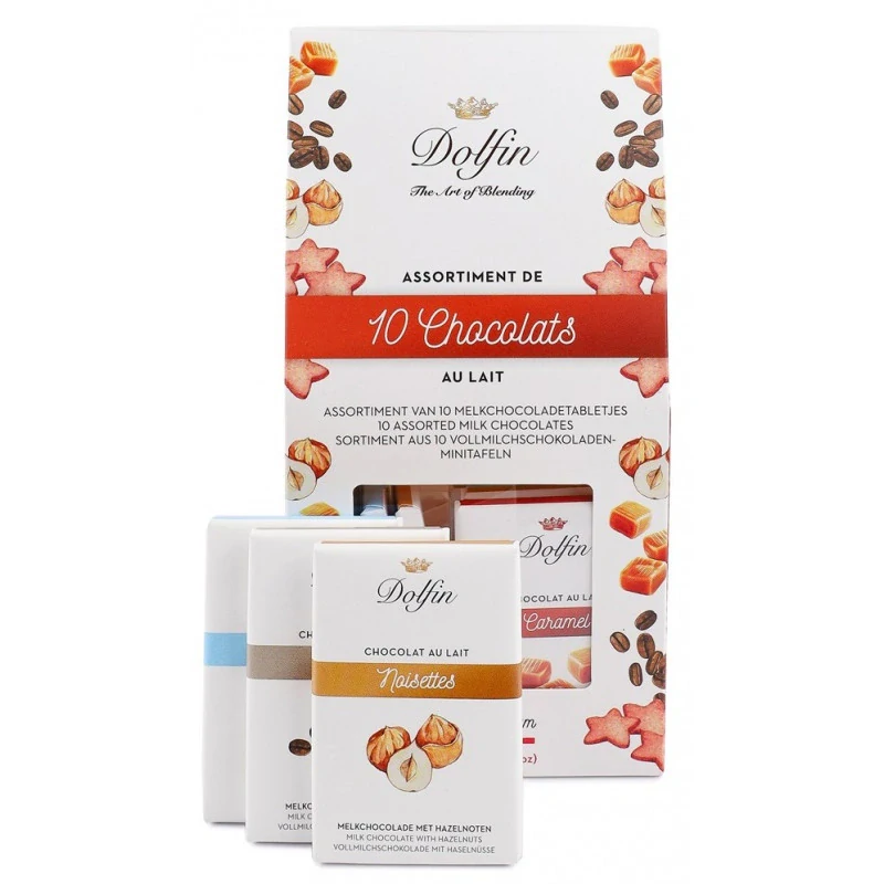 Dolfin Mléčná čokoláda s karamelizovanými pekanovými ořechy 70g