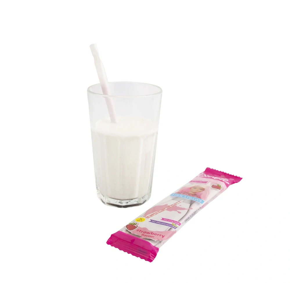 Barbie Milk ochucená brčka do mléka 30g