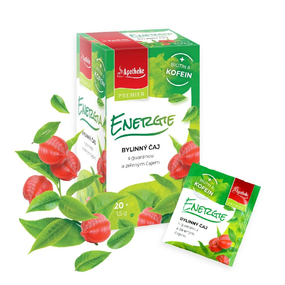 Apotheke čaj Energie Biotin a kofein 20x1,5g