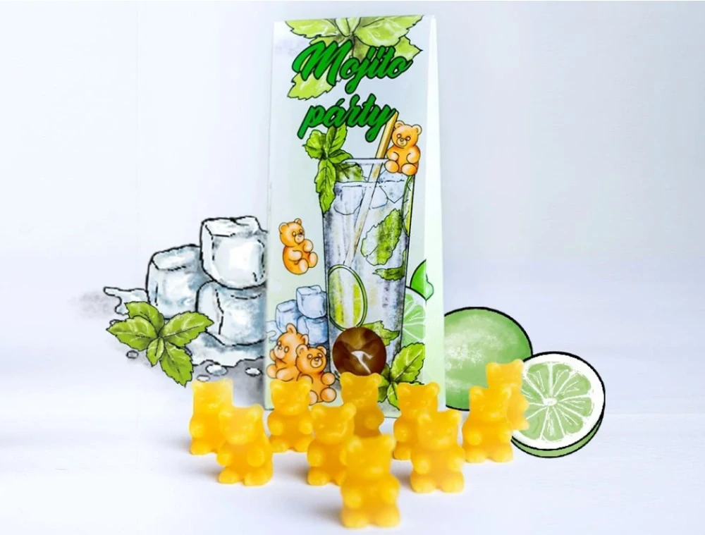 Čajoví medvídci Mojito 50g
