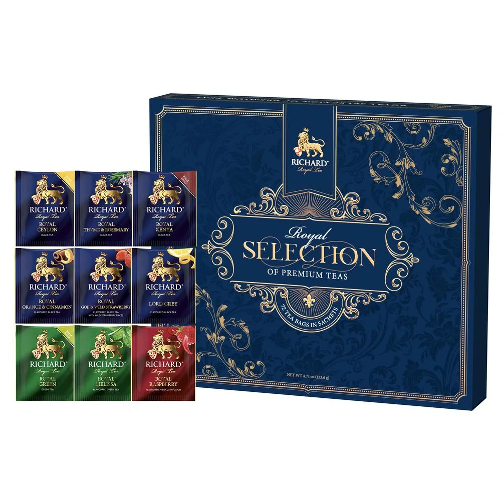 RICHARD Royal Selection 133,6g kolekce čajů 72 sáčků