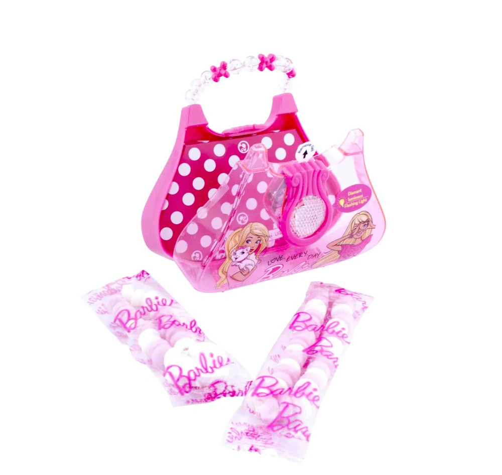 Barbie Svítící kabelka s cukrovinkou 31 g