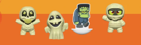 ZAINI čokoládové vajíčka s překvapením HALLOWEEN