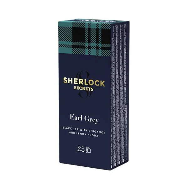 Sherlock Secrets Earl Grey 25 sáčků porcovaný čaj