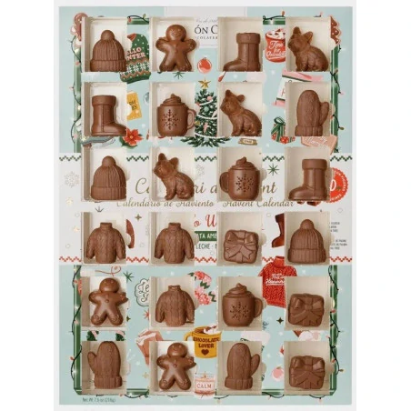 Čokoládový adventní kalendář Hello Winter 3D postavičky 216g