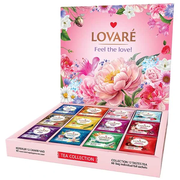 Lovaré Portfolio Flowers & Tea Collection, sada čajů (60 sáčků)