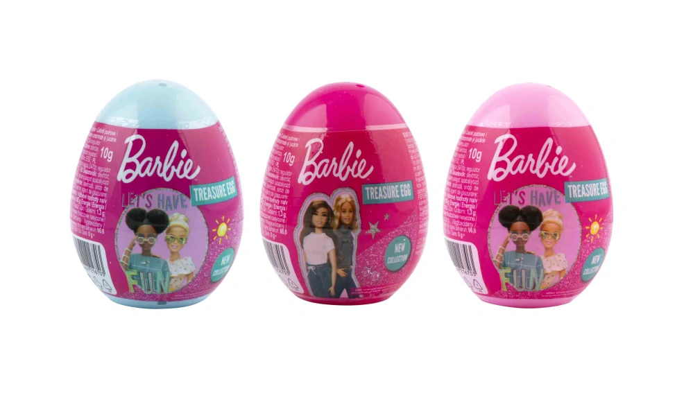 Vajíčko Barbie surprise s bonbónkama 10g a hračkou