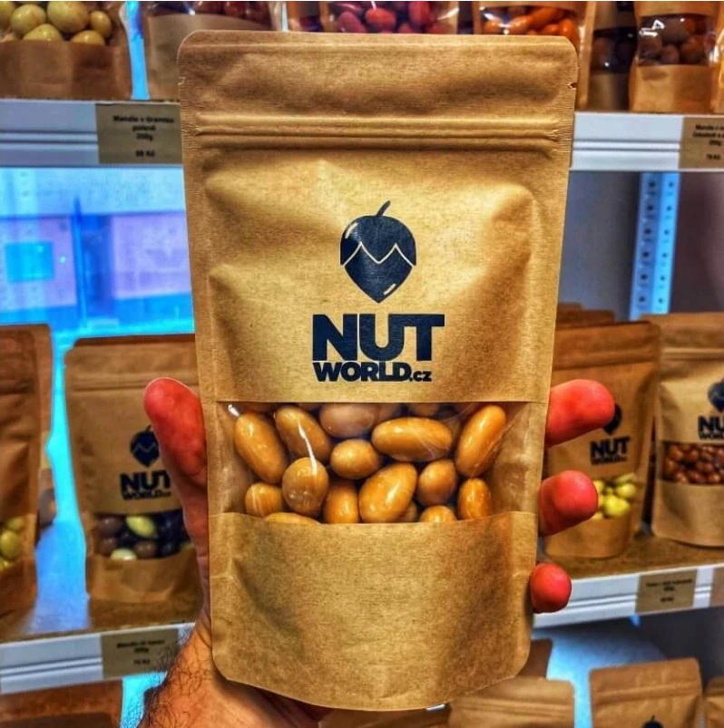 Mandle ve slaném karamelu v sáčku 100g